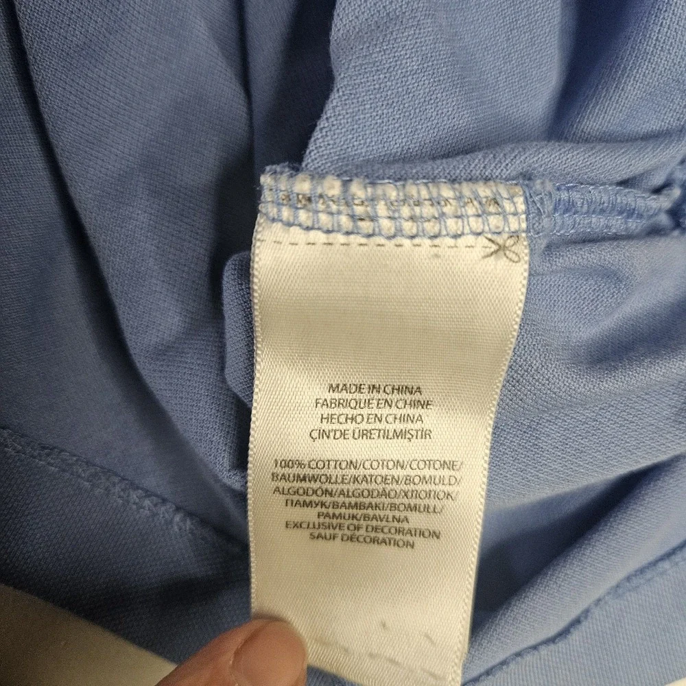 Polo Ralph Lauren Mens Shirt Large‎ Blue Classic Fit Pony Logo